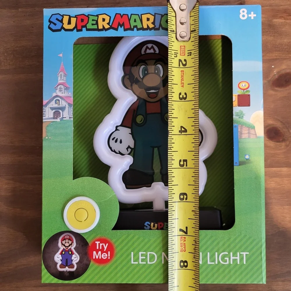 New Nintendo Super Mario LED Neon Light New Night Light HN281035 2023